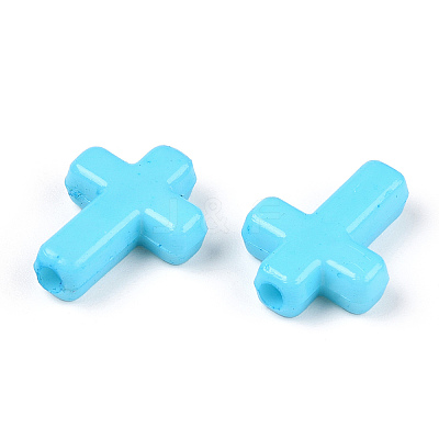 Opaque Acrylic Beads SACR-436-C29-1