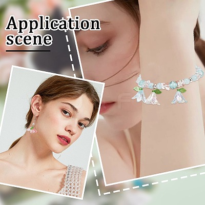 Transparent Acrylic Pendants FIND-SC0009-19-1