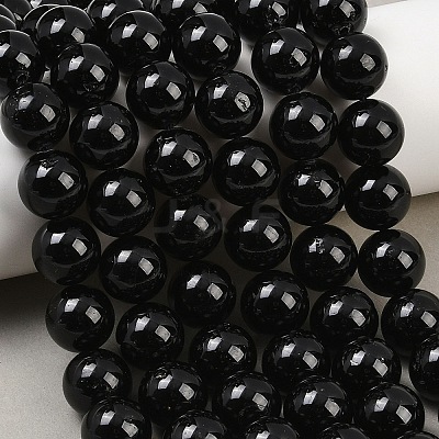 Natural Tourmaline Bead Strands G-H1603-12mm-1