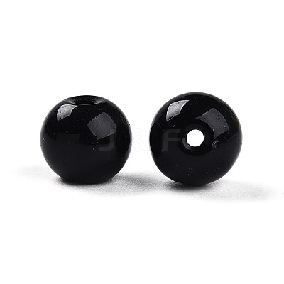 Opaque Solid Color Glass Beads X1-GLAA-N007-10mm-A07-1