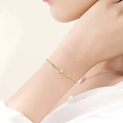 24Pcs 8 Styles Brass Pave Cubic Zirconia Connector Charms KK-BBC0028-50-1