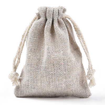 Cotton Packing Pouches Drawstring Bags ABAG-R011-7x9-1