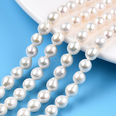 Natural Keshi Pearl Beads Strands PEAR-S020-L12-1