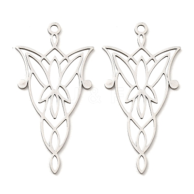 Non-Tarnish 201 Stainless Steel Pendants STAS-M318-22P-1