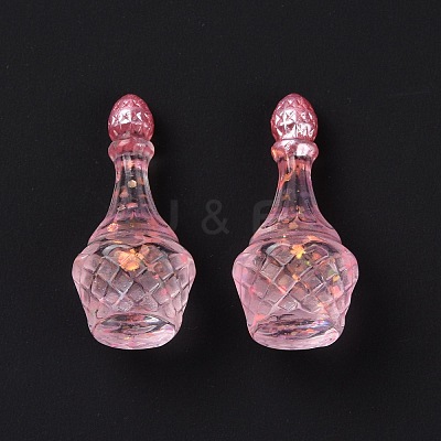 Dummy Bottle Transparent Resin Cabochon RESI-E025-05C-1