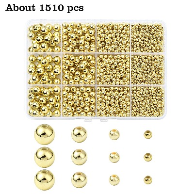 1515Pcs 4 Styles ABS Plastic Beads KY-YW0001-97-1