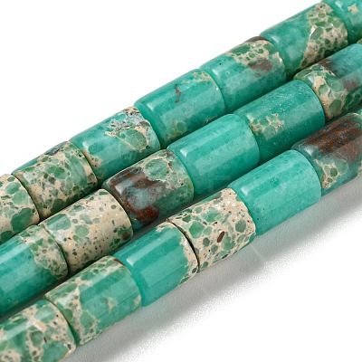 Synthetic Imperial Jasper Beads Strands G-Q1008-A03-1