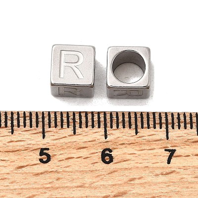 304 Stainless Steel European Beads STAS-D382-02R-P-1