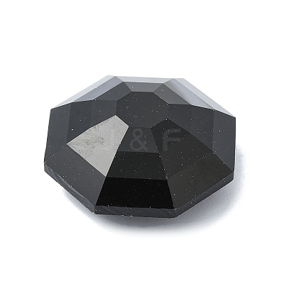 Faceted Glass Rhinestone Cabochons GGLA-C032-05C-1
