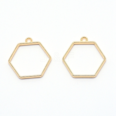 Alloy Open Back Bezel Pendants PALLOY-WH0081-35A-1