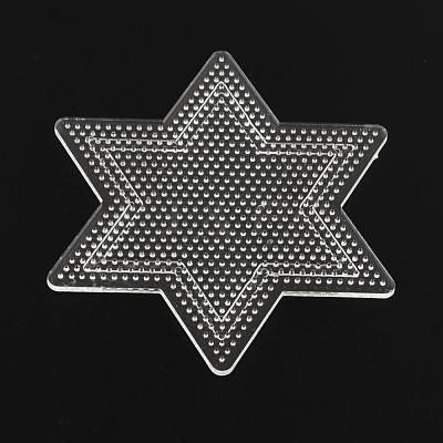 Star Pegboards for 3x2.5mm Mini Fuse Beads X-DIY-Q009-07-1