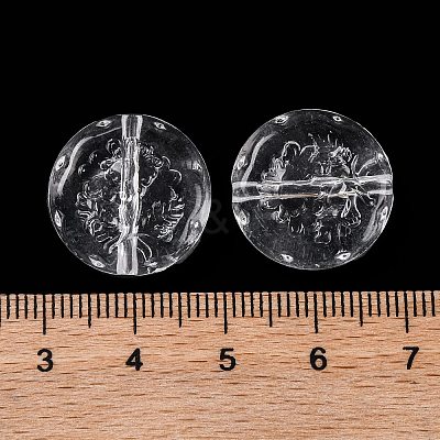 Transparent Acrylic Beads OACR-M011-19-1
