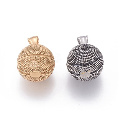 304 Stainless Steel Pendants STAS-G207-12B-1