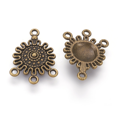 Tibetan Style Alloy Chandelier Components Links X-MLF0145Y-NF-1