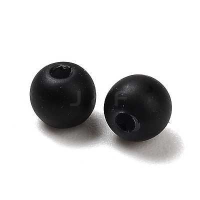 Frosted Plastic Imitation Pearl Beads KY-F022-4mm-05-1