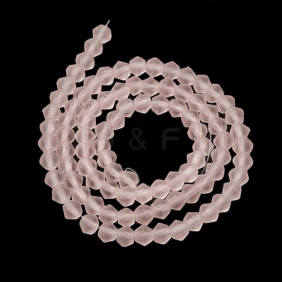 Imitate Austrian Crystal Frosted Glass Beads Strands EGLA-A039-T2mm-MD26-1