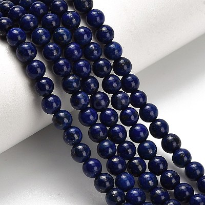 Natural Lapis Lazuli Beads Strands G-H329-C01-4mm-1