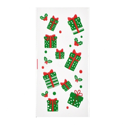 Christmas Theme OPP Plastic Storage Bags ABAG-B003-08-1