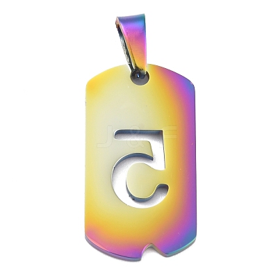 Ion Plating(IP) 304 Stainless Steel Pendants STAS-O127-A05-1