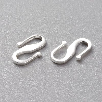Brass S Hook Clasps KK-L205-04S-1