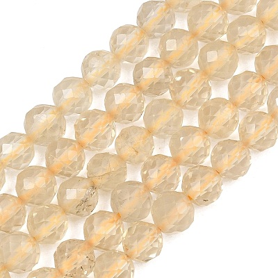Natural Lemon Quartz(Heated) Beads Strands GG-NH0007-A01-01-1