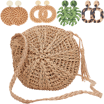 Bohemia Style Jewelry Sets SJEW-BBC0001-01B-1