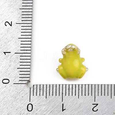 Alloy Enamel Charms X-FIND-I052-03G-04-1