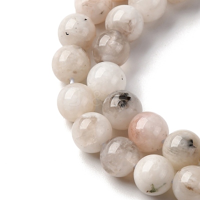 Natural White Moonstone Beads Strands G-I388-01-6mm-1