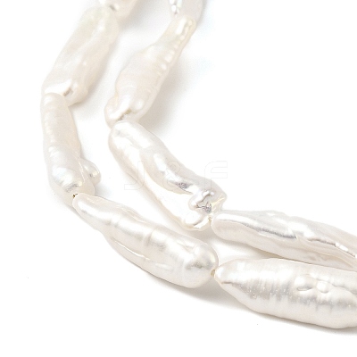 Natural Baroque Keshi Pearl Beads Strands PEAR-B004-04B-01A-1