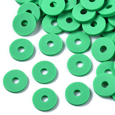 Handmade Polymer Clay Beads CLAY-R067-8.0mm-B06-1