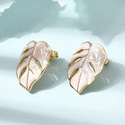 Brass Stud Earrings for Women KK-CBA9D38-05G-1