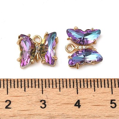 Brass with Glass Pendants FIND-Z020-02N-1