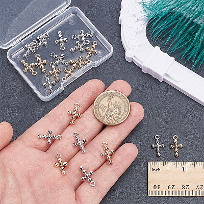 24Pcs 2 Colors Alloy Pendants FIND-WR0012-77-1