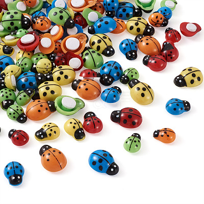 150Pcs 3 Style Plastic Cabochons KY-PJ0001-03-1