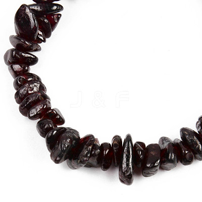 Unisex Chip Natural Quartz Crystal Beaded Stretch Bracelets BJEW-S143-32-1-1
