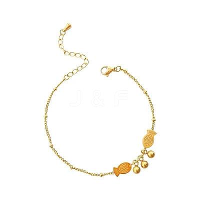 Stainless Steel Charm Anklets for Women WG18C2B-69-1