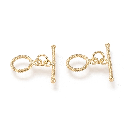 Brass Toggle Clasps KK-M108-E01-1
