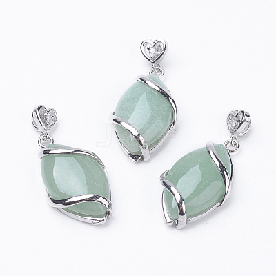 Natural & Synthetic Mixed Stone Pendants G-E423-P-1