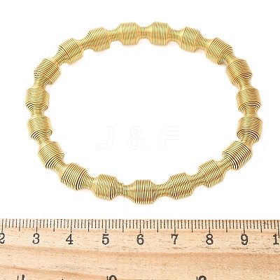 304 Stainless Steel Stretch Bangles for Women LS-BJEW-P315-02F-G-1