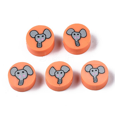 Handmade Polymer Clay Beads CLAY-N008-036I-1