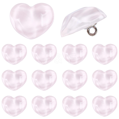 30Pcs 1-Hole Resin Shank Buttons BUTT-CY0001-25A-1