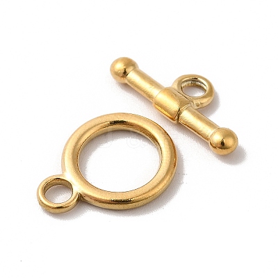 Ion Plating(IP) 304 Stainless Steel Toggle Clasps STAS-H212-19G-1