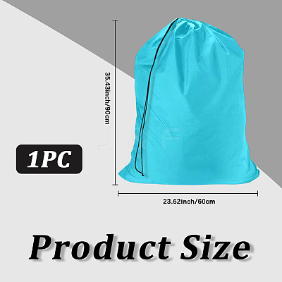 Rectangle Oxford Cloth Travel Laundry Bag ABAG-WH20015-10A-1