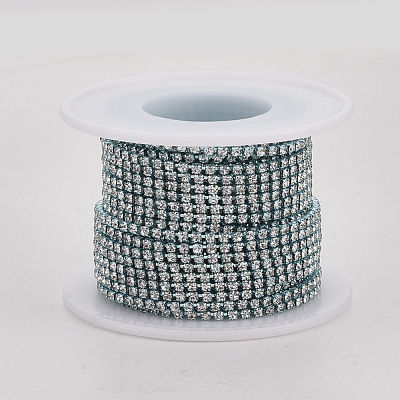Electrophoresis Iron Rhinestone Strass Chains CHC-Q009-SS12-A01-1