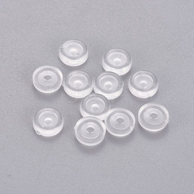 Comfort Silicone Pads for Screw Back Clip on Earrings X-KY-E008-02-1