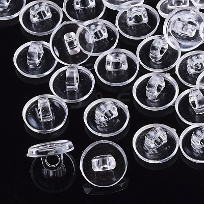 Transparent AS Plastic Charm Base Settings X-FIND-T064-011-1