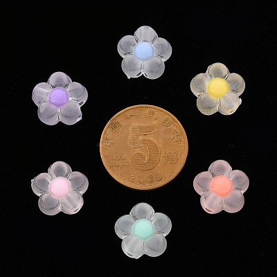 Transparent Acrylic Beads X-TACR-S152-06C-1