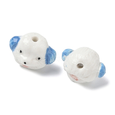Handmade Porcelain Beads PORC-K003-06C-1
