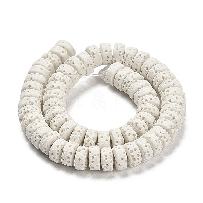 Natural Lava Rock Dyed Beads Strands G-L586-A01-14-1