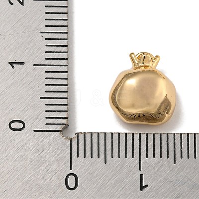Brass Micro Pave Clear Cubic Zirconia Charms X-KK-U037-12G-04-1